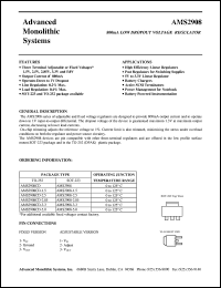 AMS2908CD-2-5 Datasheet