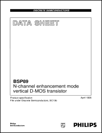 BSP89 Datasheet