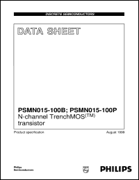 PSMN015-100P Datasheet