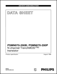 PSMN070-200B Datasheet