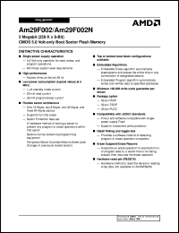 AM29F002B-70JIB Datasheet