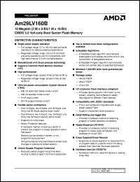 AM29LV160BT-80RWCI Datasheet