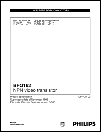 BFQ162 Datasheet