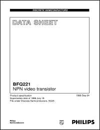BFQ221 Datasheet
