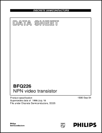 BFQ226 Datasheet