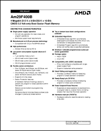 AM29F400BB-60FIB Datasheet