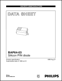 BAP64-03 Datasheet