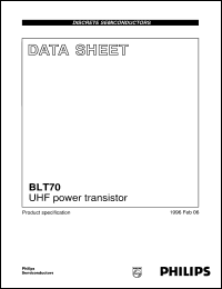 BLT70 Datasheet