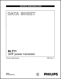BLT71 Datasheet
