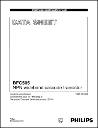 BFC505 Datasheet