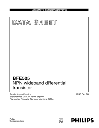 BFE505 Datasheet