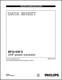 BFG10W-X Datasheet