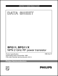 BFG11 Datasheet