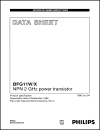 BFG11W-X Datasheet