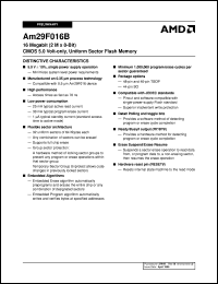 AM29F016B-150SI Datasheet