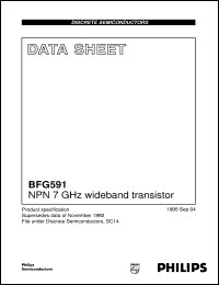 BFG591 Datasheet