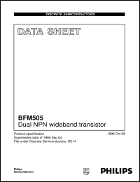 BFM505 Datasheet