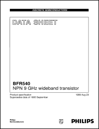 BFR540 Datasheet