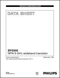 BFS505 Datasheet