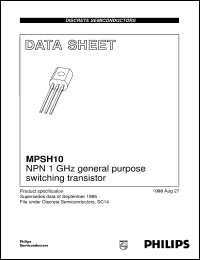 MPSH10 Datasheet