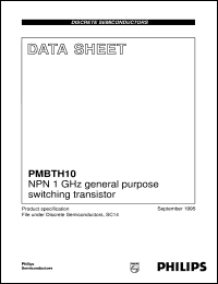 PMBTH10 Datasheet
