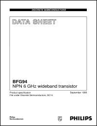 BFG94 Datasheet