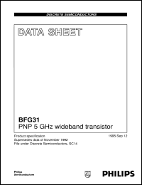 BFG31 Datasheet