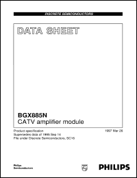 BGX885N Datasheet