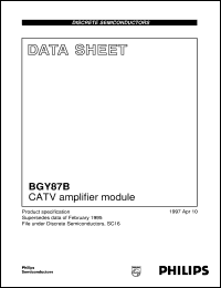 BGY87B Datasheet