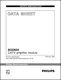 BGD602 Datasheet