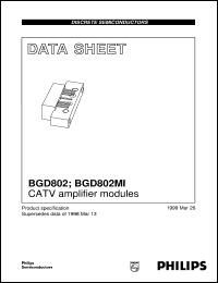 BGD802 Datasheet