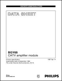 BGY68 Datasheet