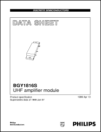 BGY1816S Datasheet