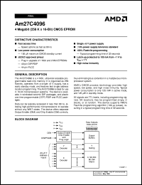 AM27C4096-255DC Datasheet
