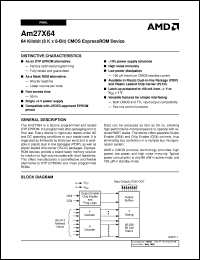 AM27X64-70PC Datasheet