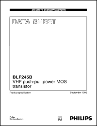 BLF245B Datasheet