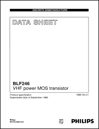 BLF246 Datasheet