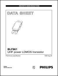 BLF861 Datasheet