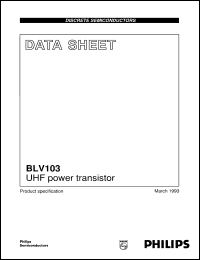 BLV103 Datasheet