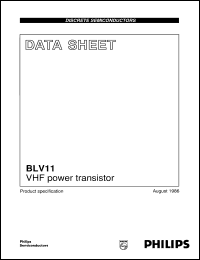 BLV11 Datasheet