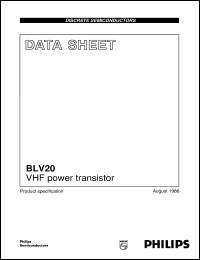 BLV20 Datasheet