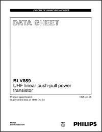 BLV859 Datasheet