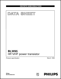 BLW85 Datasheet