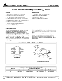 CMPWR330 Datasheet