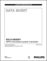 RX1214B350Y Datasheet