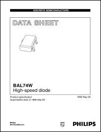 BAL74W Datasheet
