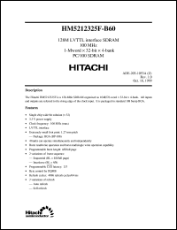 HM5212325FBP-B60 Datasheet