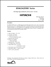 HM6216255HCLJP-10 Datasheet
