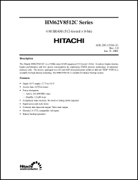 HM62V8512CLFP-7SL Datasheet