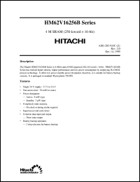 HM62V16256BLTT-7SL Datasheet